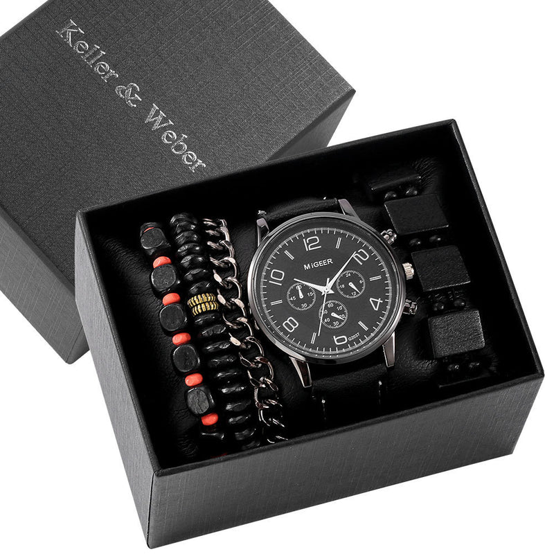 men's watch and bracelet set, view 5 - MRSLM