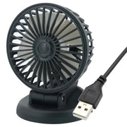 Multi-angle rotatable car cooling fan, view 3 - MRSLM