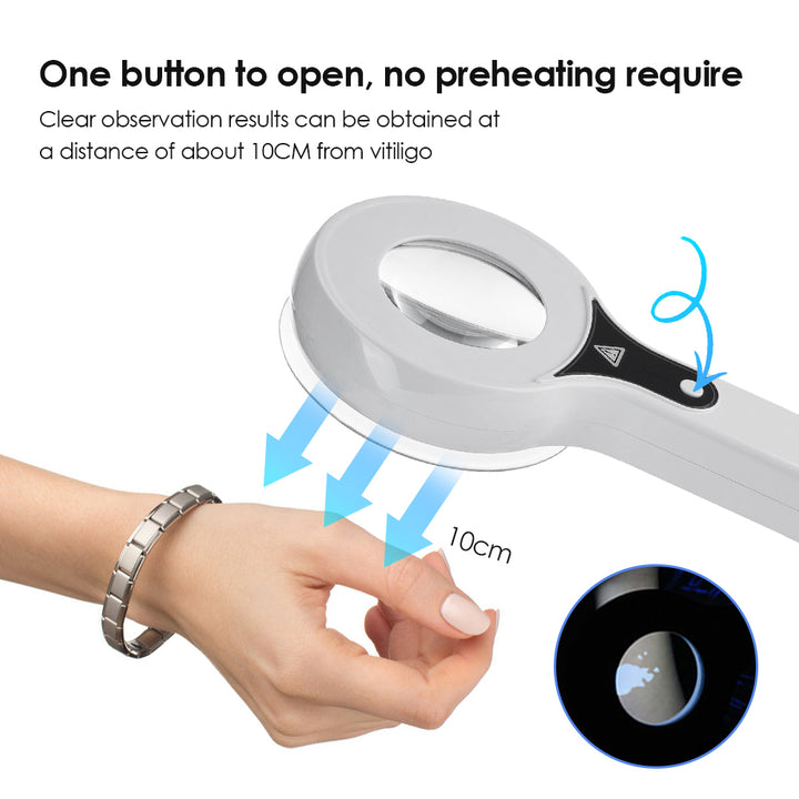 Professional Skin Analyzer with UV Filter LED Magnifying Lamp for SPA and Home Use