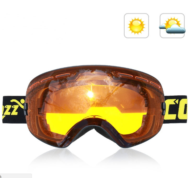 spherical double-layer anti-fog ski goggles, view 9 - MRSLM