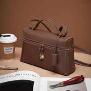 Elegant genuine leather crossbody bag - MRSLM