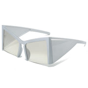 irregular semi-rimless sunglasses, view 5 - MRSLM