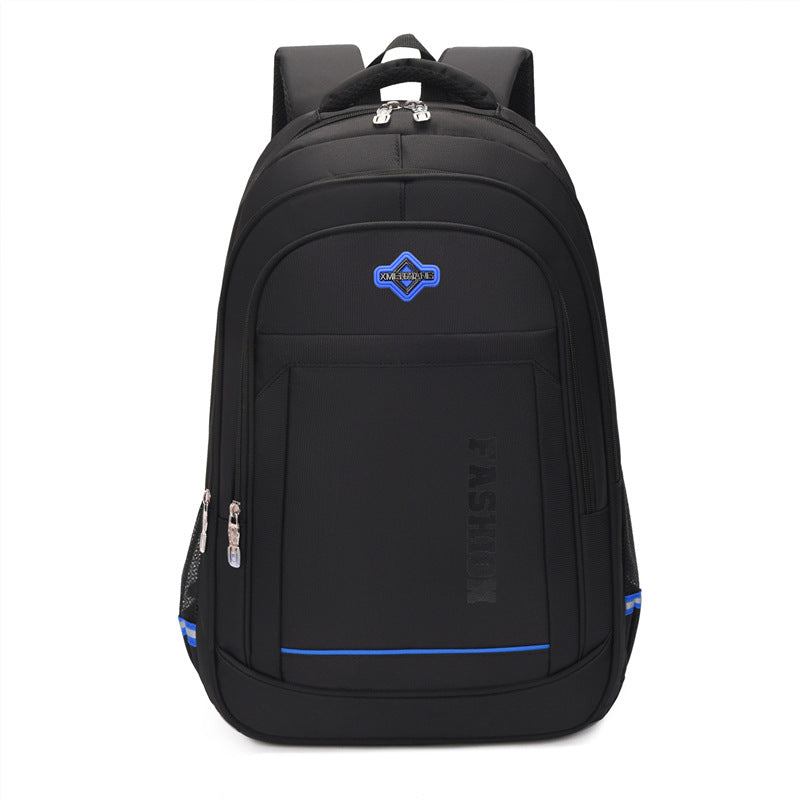 nylon school and business laptop backpack, view 6 - MRSLM
