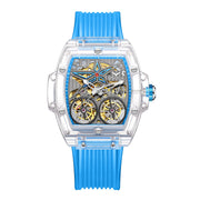 men's double flywheel automatic watch, view 10 - MRSLM