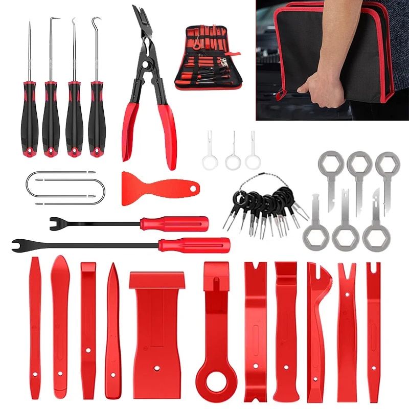 auto interior trim and audio removal tool kit, view 4 - MRSLM