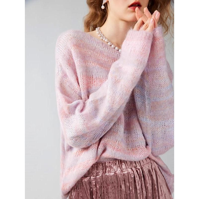 oversize alpaca wool blend pullover, view 6 - MRSLM