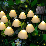 solar mushroom lights, view 2 - MRSLM