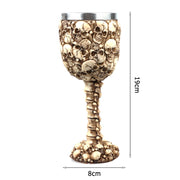 skull wine glass, view 5 - MRSLM