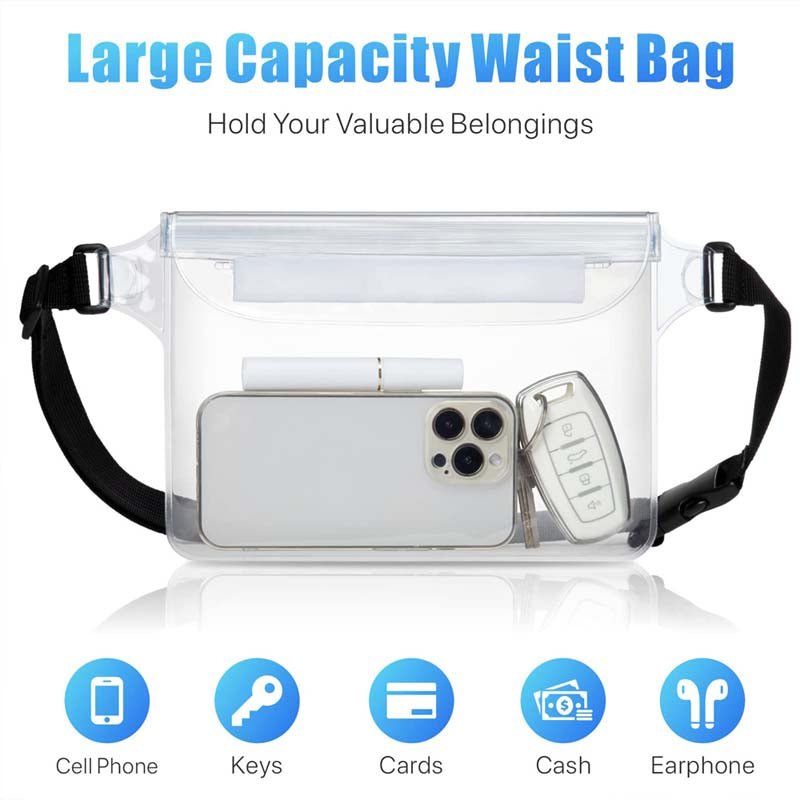 waterproof phone waist bag, view 5 - MRSLM