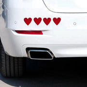 heart-shaped reflective safety decals, view 5 - MRSLM