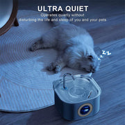 stainless steel cat water fountain 3.2l, view 5 - MRSLM