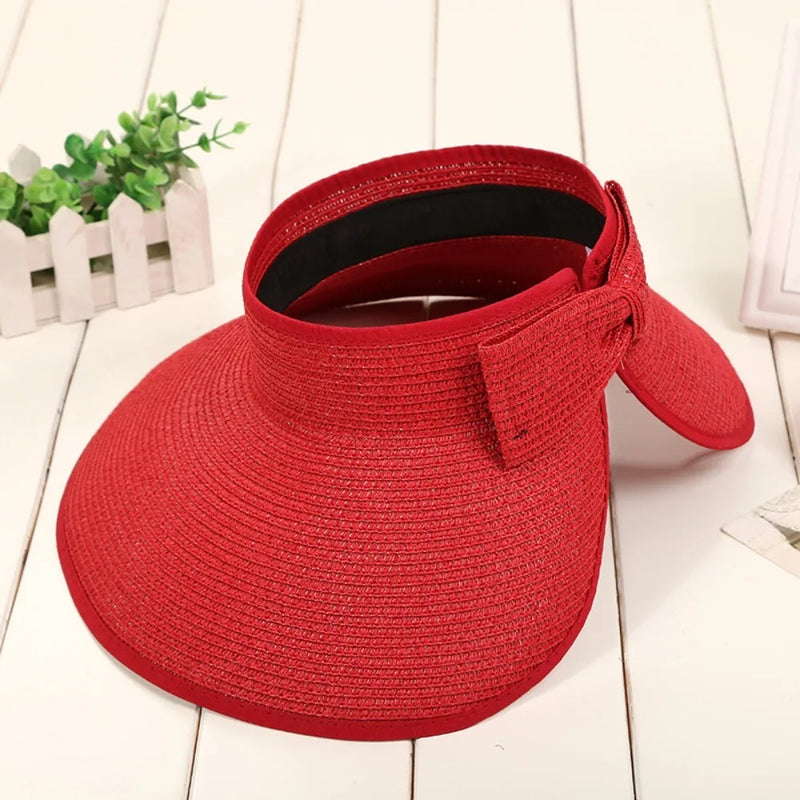 foldable sequin sunshade hat, view 5 - MRSLM