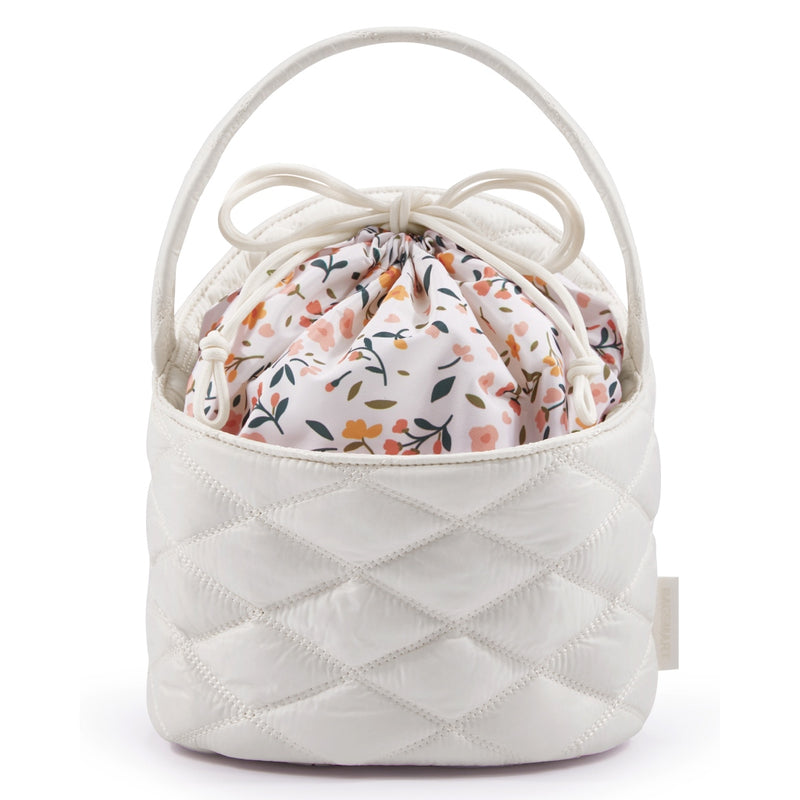 portable waterproof drawstring cosmetic bag, view 3 - MRSLM