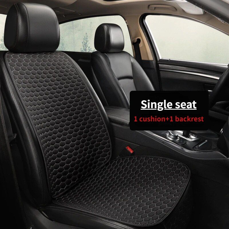 universal linen car seat cover, view 6 - MRSLM