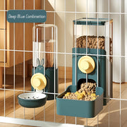 cage hanging feeder and water dispenser, view 2 - MRSLM