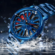 skeleton style quartz watch, view 5 - MRSLM