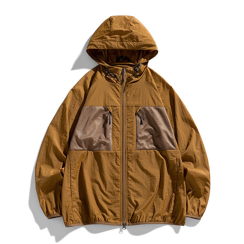 men's loose ice silk coat, view 7 - MRSLM