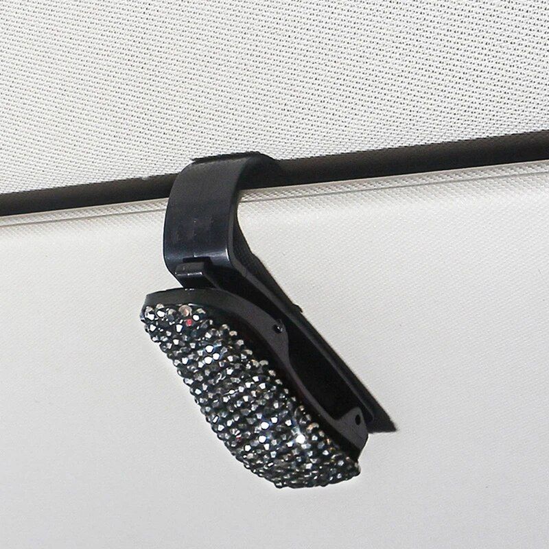 sun visor sunglasses clip holder, view 6 - MRSLM