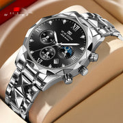 men's double calendar quartz watch, view 16 - MRSLM