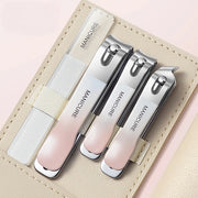 stainless steel nail clipper set, view 2 - MRSLM