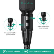 9-in-1 cordless screwdriver set, view 6 - MRSLM