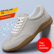Men's genuine leather casual shoes, view 3 - MRSLM