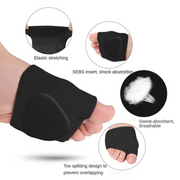 silicone metatarsal pads and toe separator, view 9 - MRSLM
