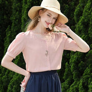 embroidered cotton shirt - MRSLM