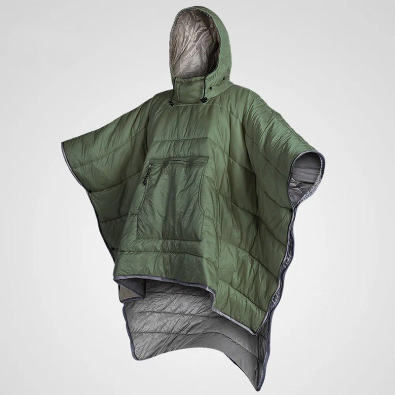 cloak-style sleeping bag, view 2 - MRSLM