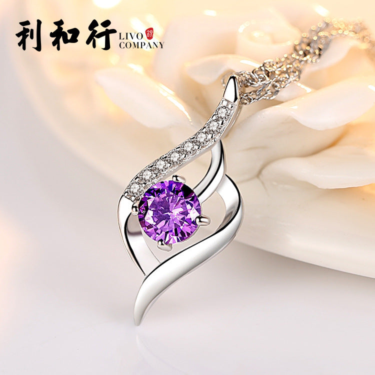 Silver Necklace Pendant Fashion Necklace