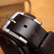 men's cowhide pin buckle belt - MRSLM