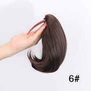 synthetic hair bun hairpiece, view 3 - MRSLM