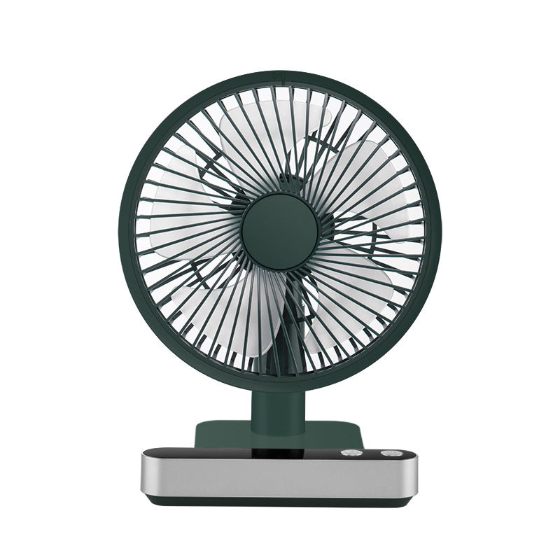 usb rechargeable oscillating desk fan, view 2 - MRSLM