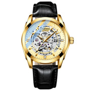 men's hollow luminous automatic watch, view 5 - MRSLM