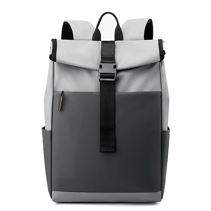 casual nylon computer backpack, view 6 - MRSLM