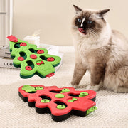 interactive christmas tree dog puzzle toy, view 6 - MRSLM