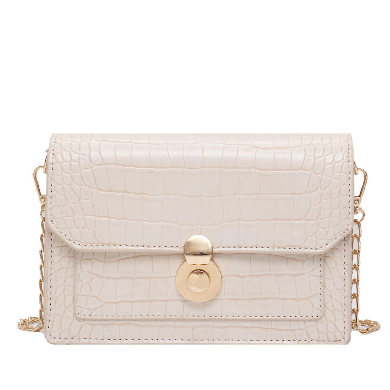 stone pattern pu crossbody bag - MRSLM