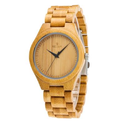 creative wooden watch bamboo strap - MRSLM