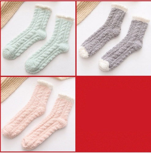 Women's Fluffy Thermal Socks, 3 or 5 Pairs