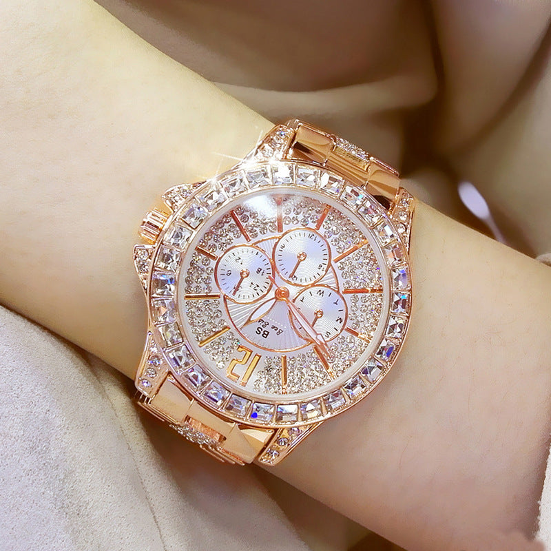 three eyes crystal quartz watch, view 2 - MRSLM