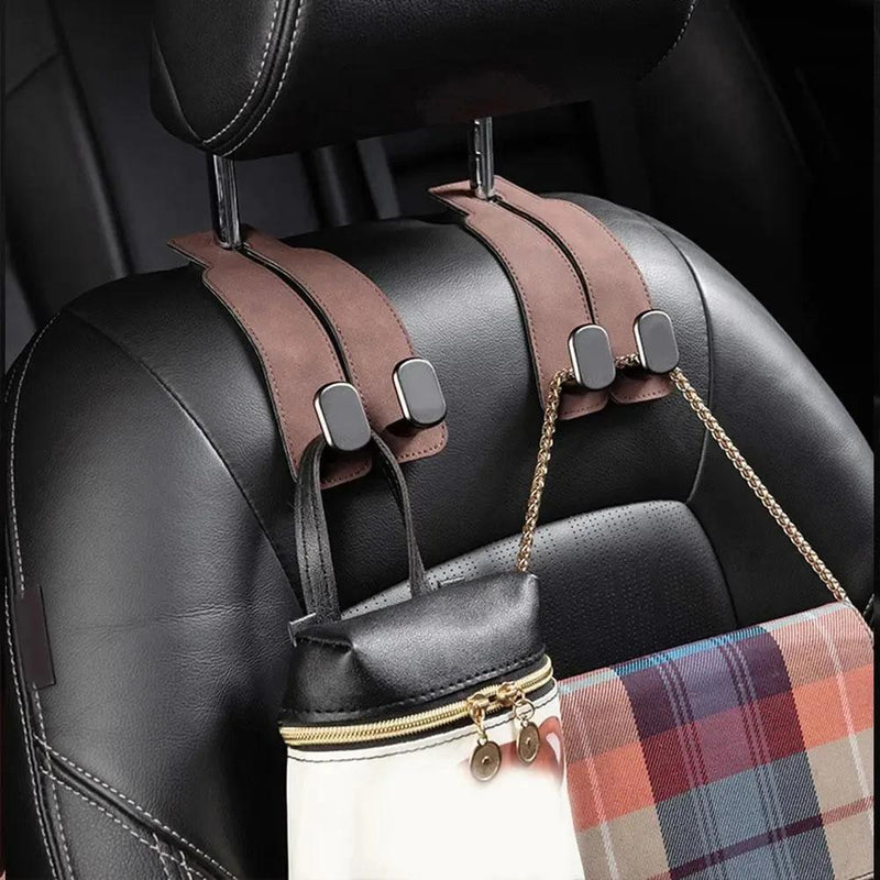 suede double hook car organizer, view 8 - MRSLM