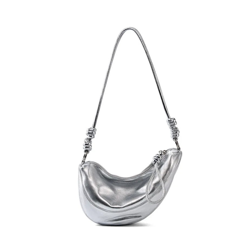 soft leather minimalist crossbody bag, view 2 - MRSLM