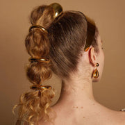 gold plated arc hairband, view 4 - MRSLM