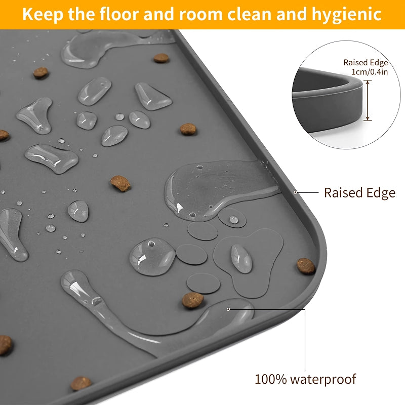 silicone pet feeding mat, view 6 - MRSLM