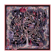 Silk twill square scarf, view 7 - MRSLM