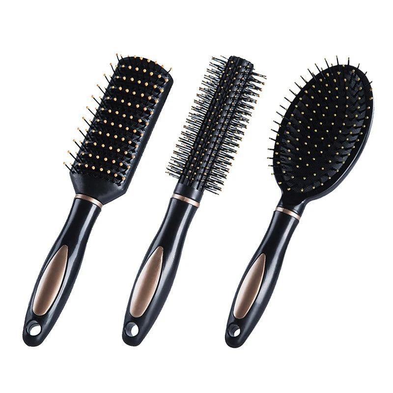anti-static hair brush with air cushion, view 9 - MRSLM