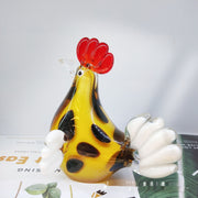 Handmade blown glass animal ornament, view 5 - MRSLM