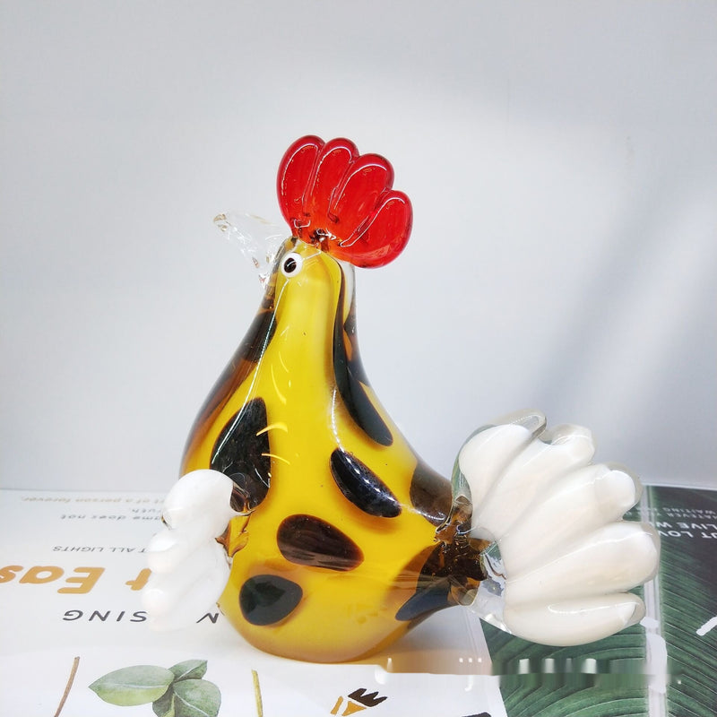 Handmade blown glass animal ornament, view 5 - MRSLM
