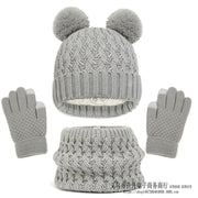 Kids' hat scarf gloves set, view 14 - MRSLM