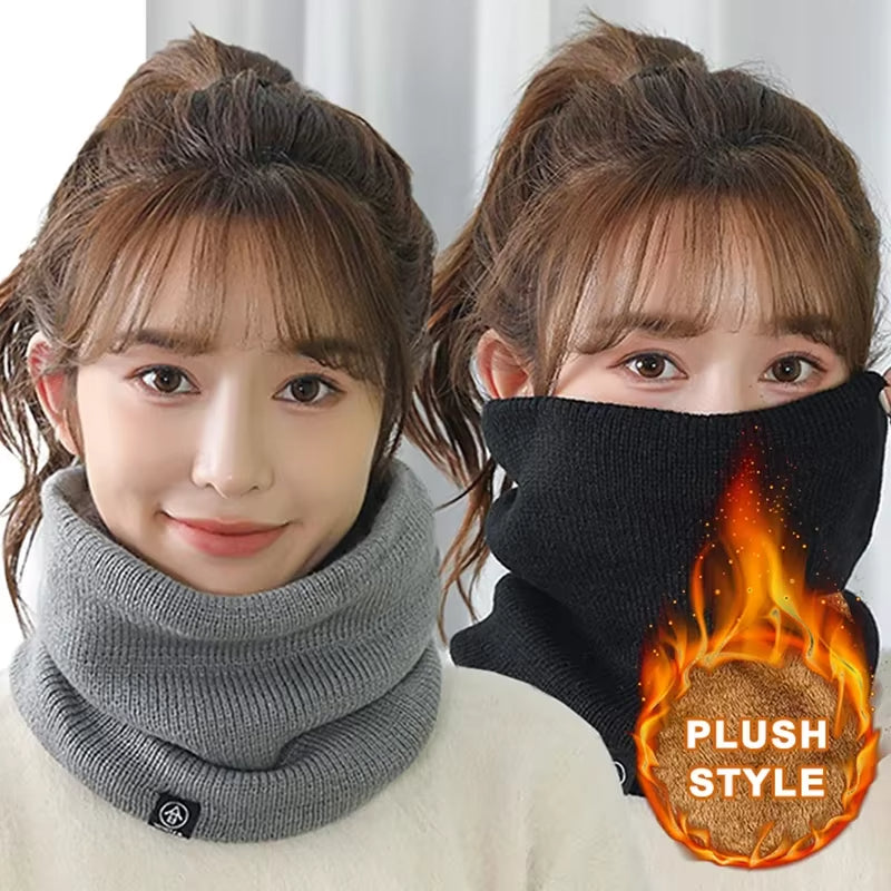 Double-layer knit neck warmer, view 6 - MRSLM